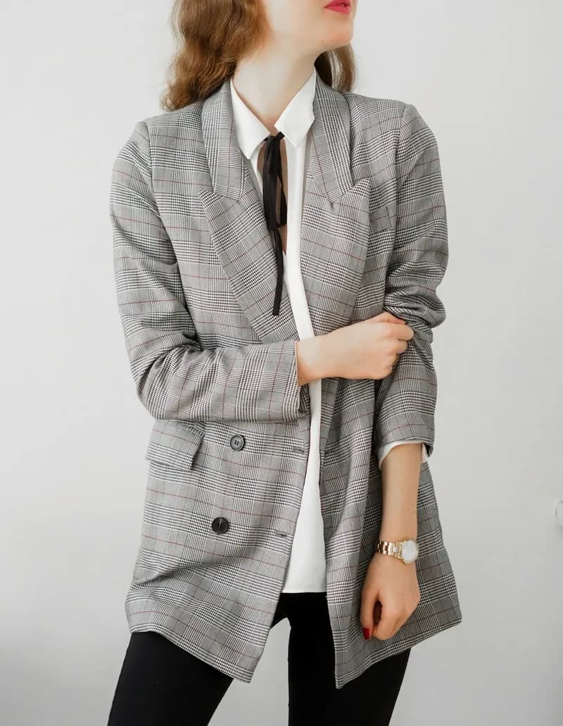 Belted Longline Blazer
